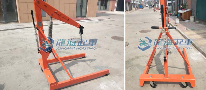 托盤式液壓小吊車實(shí)物圖