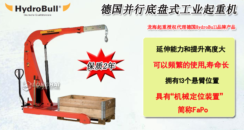 德國并行底盤式工業起重機介紹