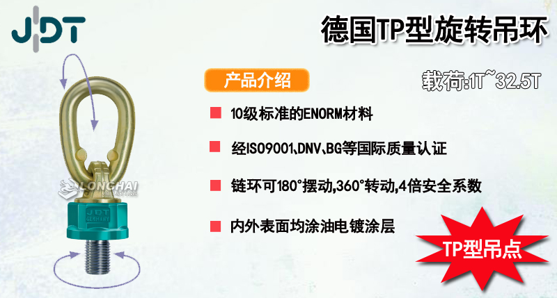 德國TP型旋轉吊環產品介紹