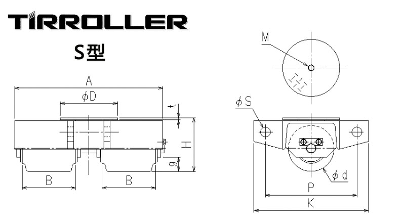 IRROLLER品牌 S型搬運(yùn)小坦克尺寸圖